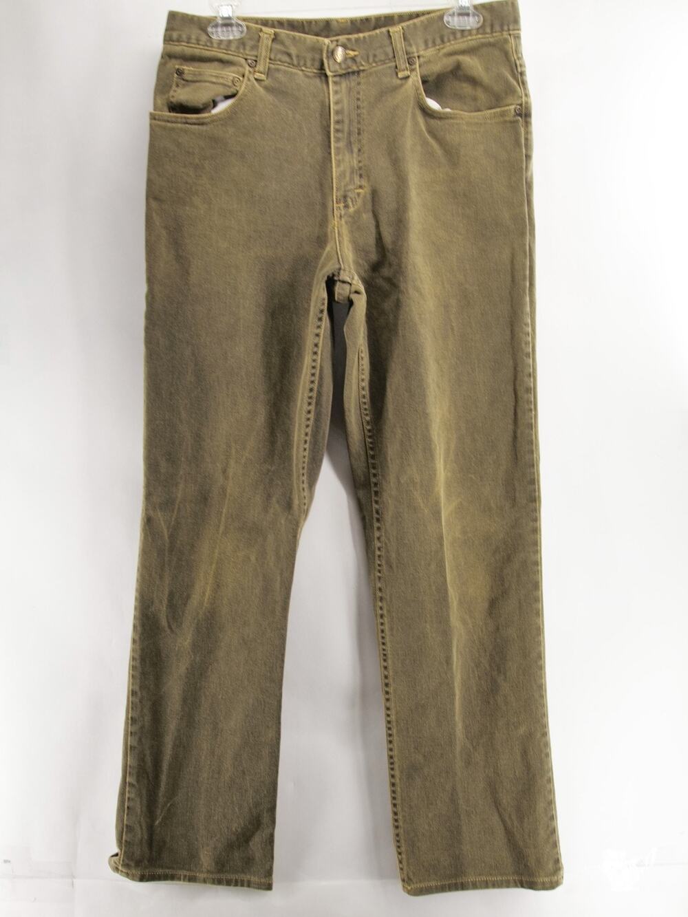 BILLS KHAKIS Men's 32x30 Olive Green Khaki Pants Made in USA Stretch Chino
